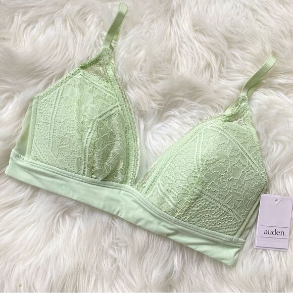 Auden Mint Green Lace Adjustable Bralette - Picture 1 of 6